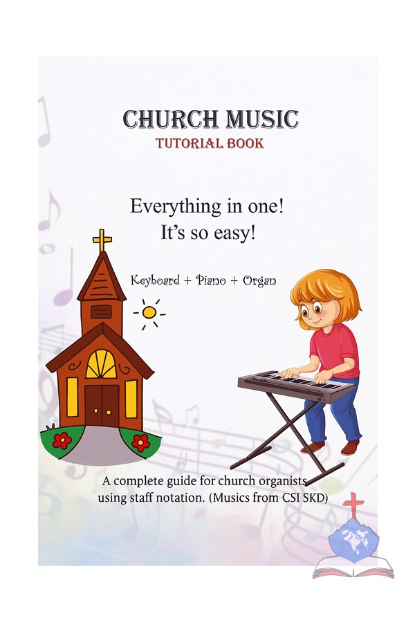 Church Music Tutorial Book (English & Malayalam Edition)