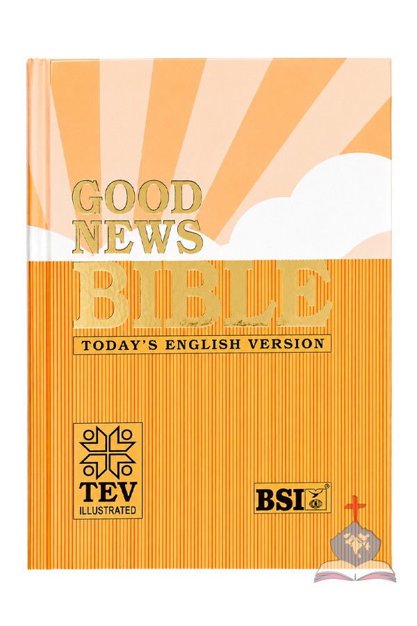 Good News Bible (Orange) – Today's English Version (TEV) Illustrated, Compact HB