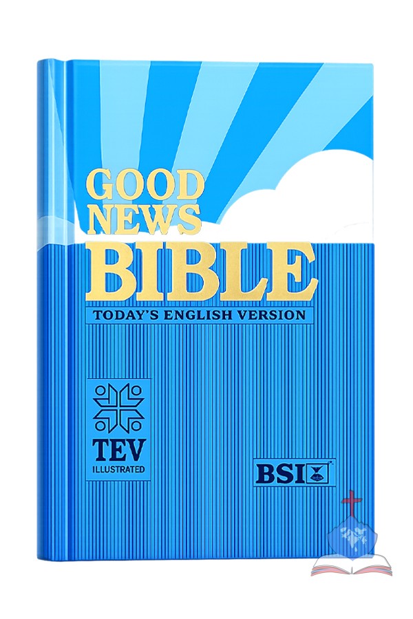 Good News Bible (Blue) – Today's English Version (TEV) Illustrated, Compact HB