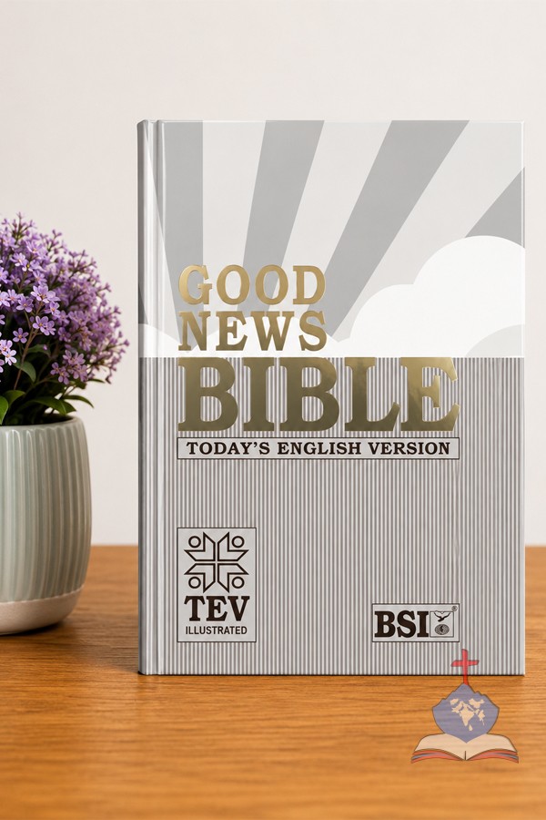 Good News Bible (Gray) – Today's English Version (TEV) Illustrated, Compact HB