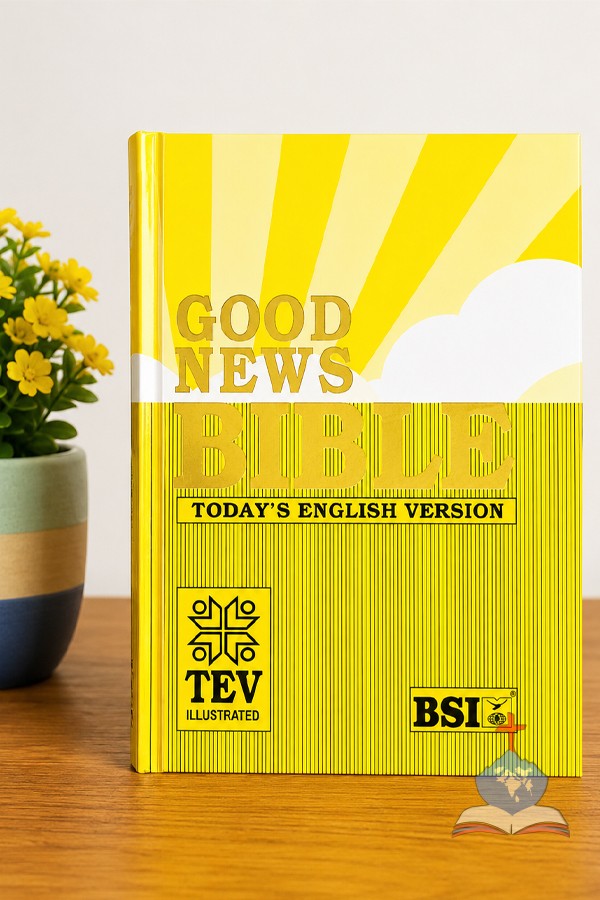 Good News Bible (Yellow) – Today's English Version (TEV) Illustrated, Compact HB